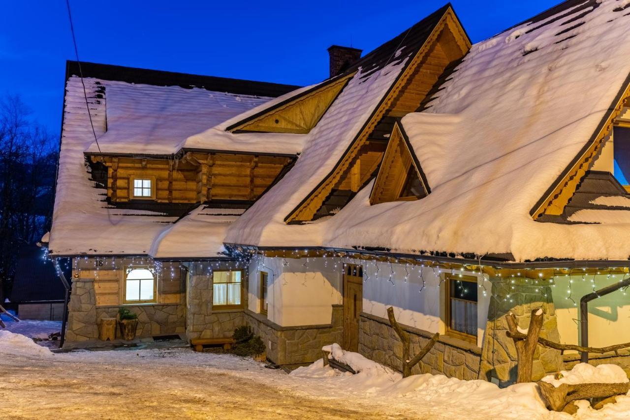 Apartamenty Willa Olsza Wood House & Mountain View & Sauna Zakopane Exteriör bild