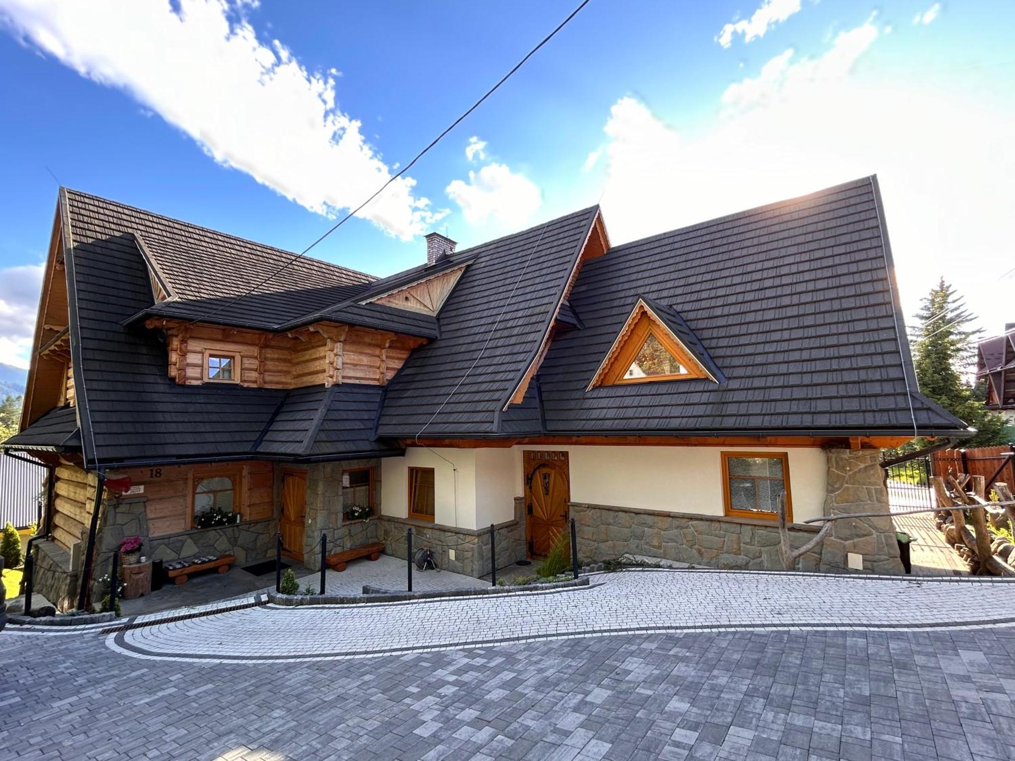 Apartamenty Willa Olsza Wood House & Mountain View & Sauna Zakopane Exteriör bild